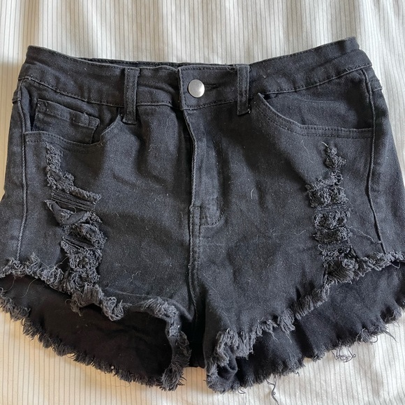 Brandy Melville black jean shorts ! - Picture 1 of 7